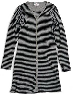 Vintage 90’s Hard Tail ribbed stripe cardigan tunic dress
